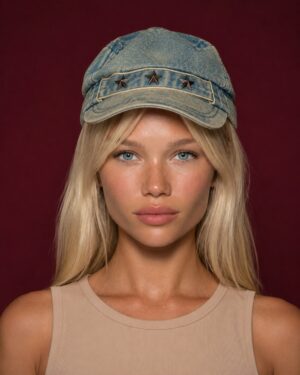Vintage Denim Star Cap
